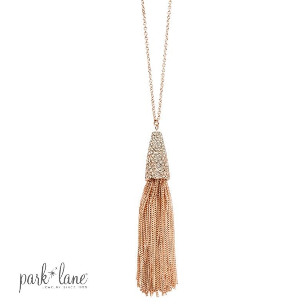 Park Lane Rose Gold Ballerina Necklace NWOT